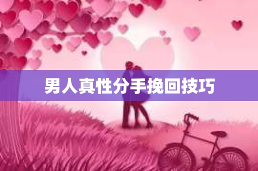 男人真性分手挽回技巧