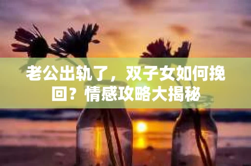老公出轨了，双子女如何挽回？情感攻略大揭秘