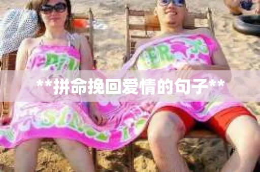 **拼命挽回爱情的句子**