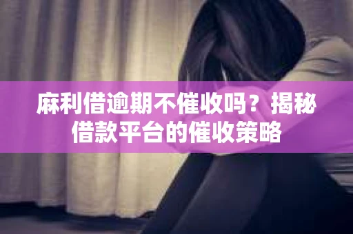 麻利借逾期不催收吗?揭秘借款平台的催收策略 麻利借逾期不催收吗?揭秘借款平台的催收策略