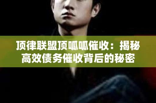 顶律联盟顶呱呱催收：揭秘高效债务催收背后的秘密