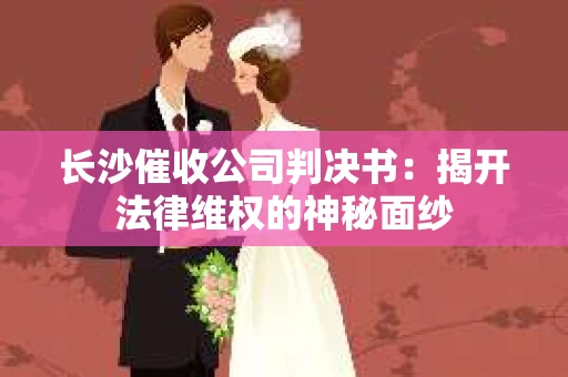 长沙催收公司判决书：揭开法律维权的神秘面纱