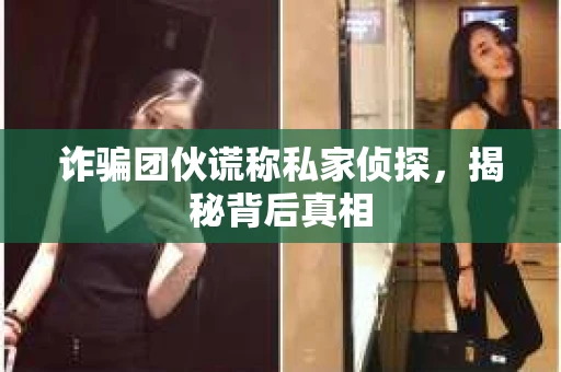诈骗团伙谎称私家侦探，揭秘背后真相