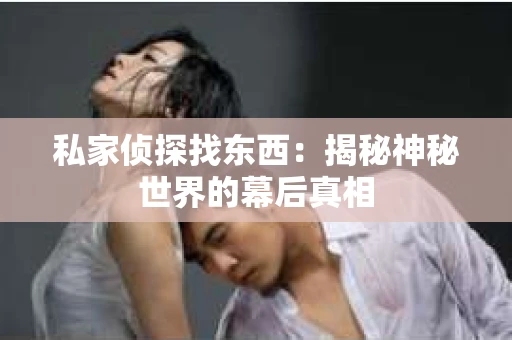 私家侦探找东西：揭秘神秘世界的幕后真相