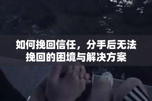 如何挽回信任，分手后无法挽回的困境与解决方案