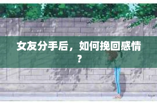 女友分手后,如何挽回感情? 女友分手后,如何挽回感情?