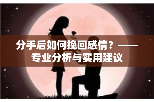 分手后如何挽回感情？——专业分析与实用建议