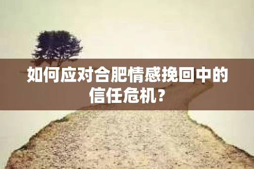 如何应对合肥情感挽回中的信任危机? 如何应对合肥情感挽回中的信任危机?