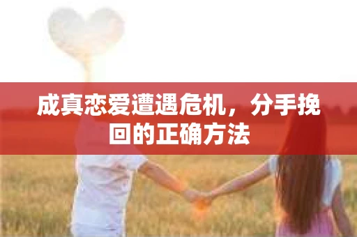 成真恋爱遭遇危机，分手挽回的正确方法