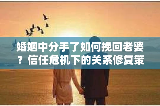 婚姻中分手了如何挽回老婆？信任危机下的关系修复策略